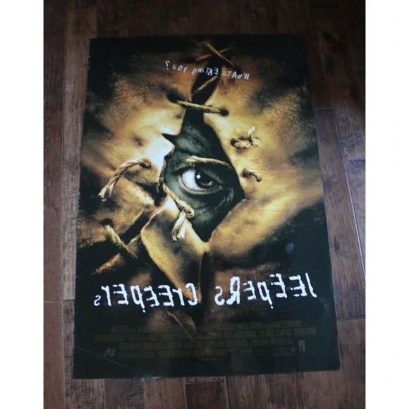 VINTAGE Jeepers Creepers 2001 Original Movie Poster Double Sided Mirror
